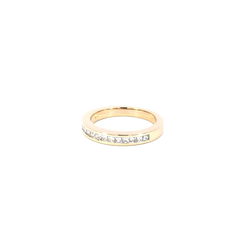 18Y Channel Set Ring TDW=0.40ct H/Si