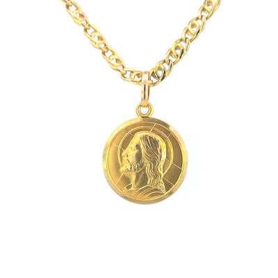 Pre-Loved 18ct Yellow Gold Jesus Medallion