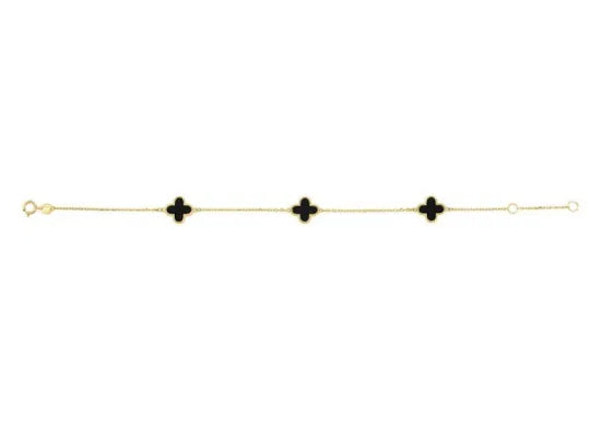 9Y Black Onyx Clover B'lt 19cm