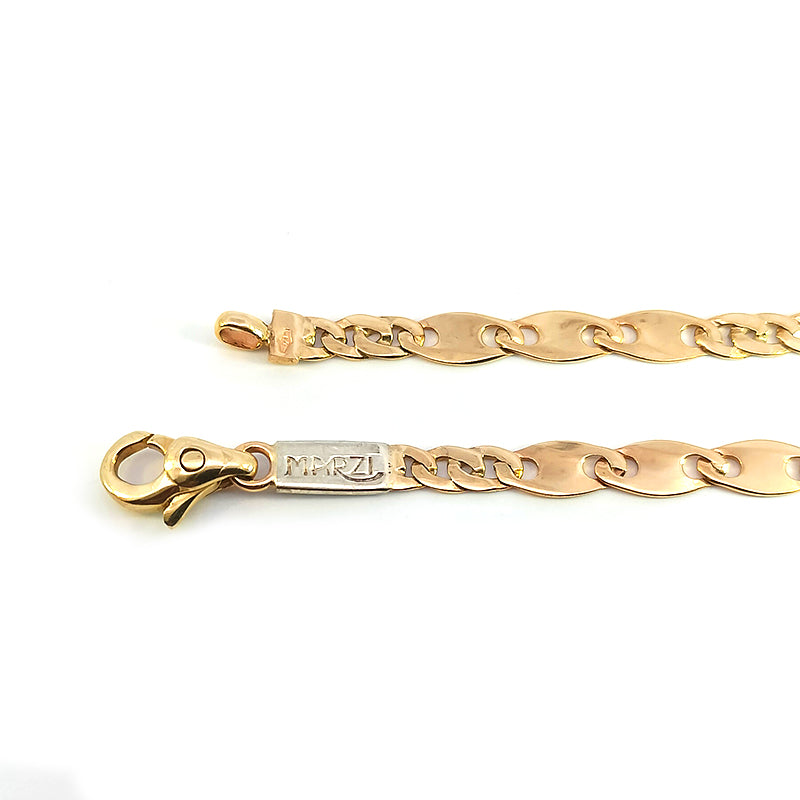 Pre-Loved 9ct Yellow Gold Fancy-link Bracelet