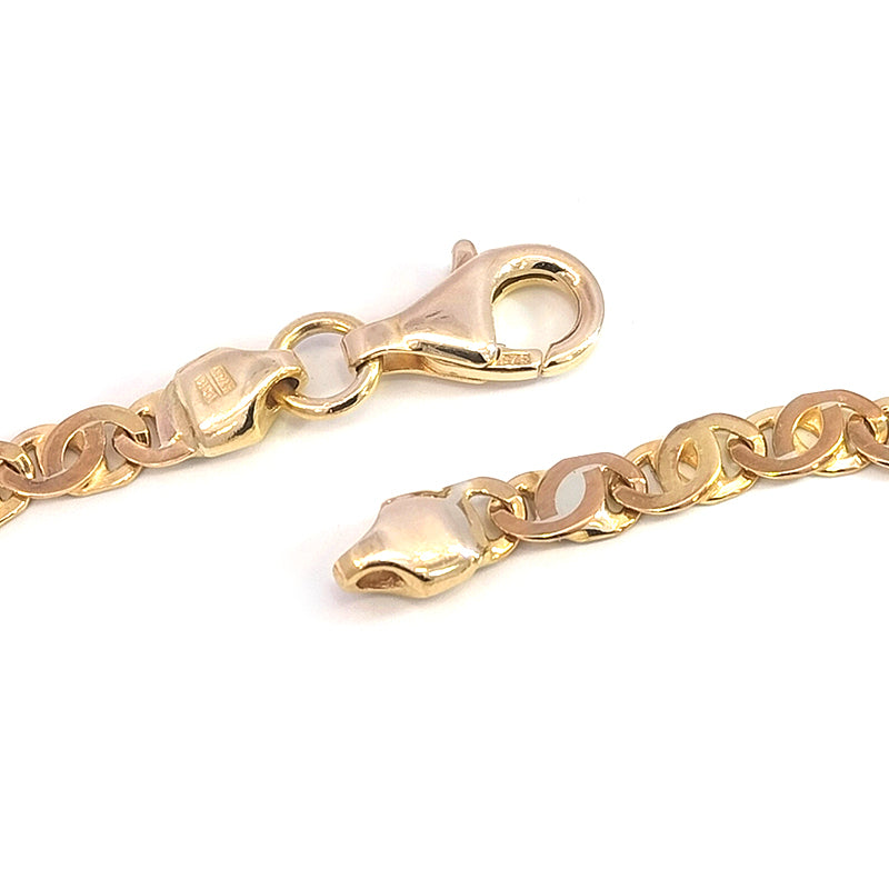 Pre-loved 9ct Yellow Gold Fancy Eye Link Bracelet