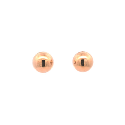 9ct Yellow Gold Half-dome Clip-on Earrings