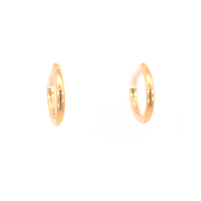 18ct Yellow Gold Sleepers - Solid