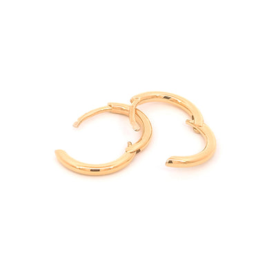 18ct Yellow Gold Sleepers - Solid