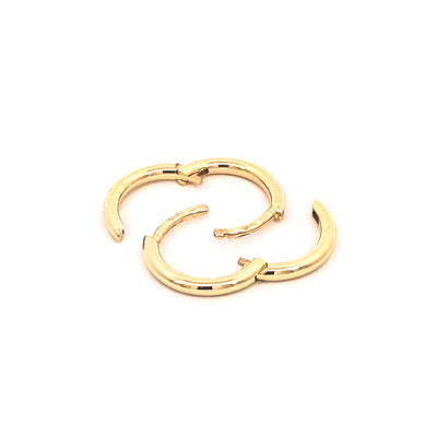 9ct Yellow Gold Sleepers - Solid