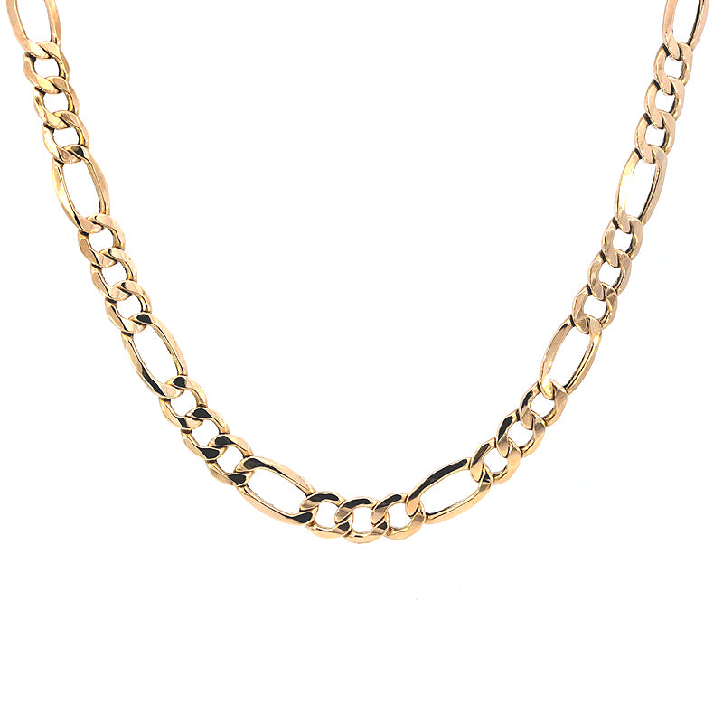 Pre-Loved 9ct Yellow Gold Figaro Chain