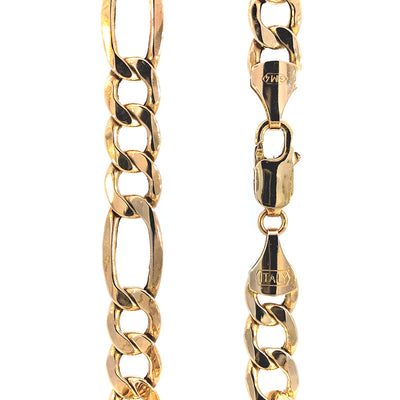 Pre-Loved 9ct Yellow Gold Figaro Chain