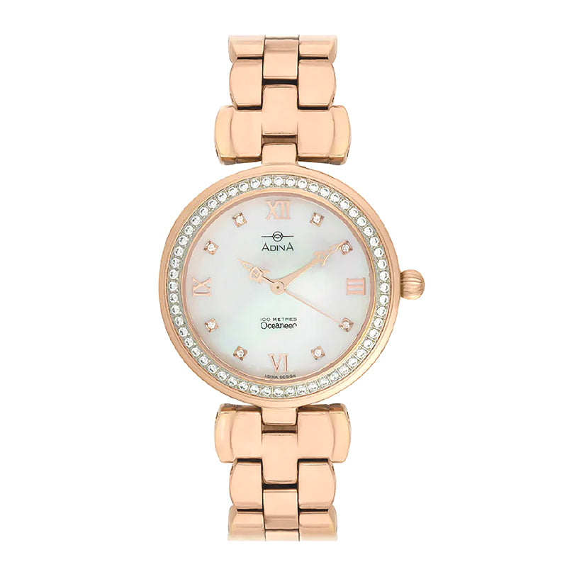 Adina Mid-Size Stone Set 100m Oceaneer ROSE MOP