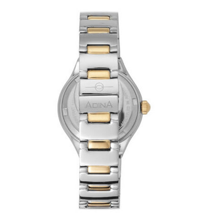 Ladies Oceaneer Two-Tone Watch with Crystal Set Bezel