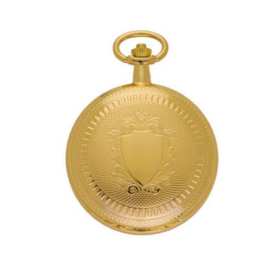 Gold Plated Double Hunter Mechanism Pocket Watch