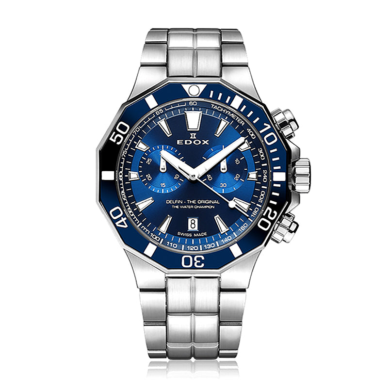 Edox Delfin The Original #3 43mm Stainless Steel Watch