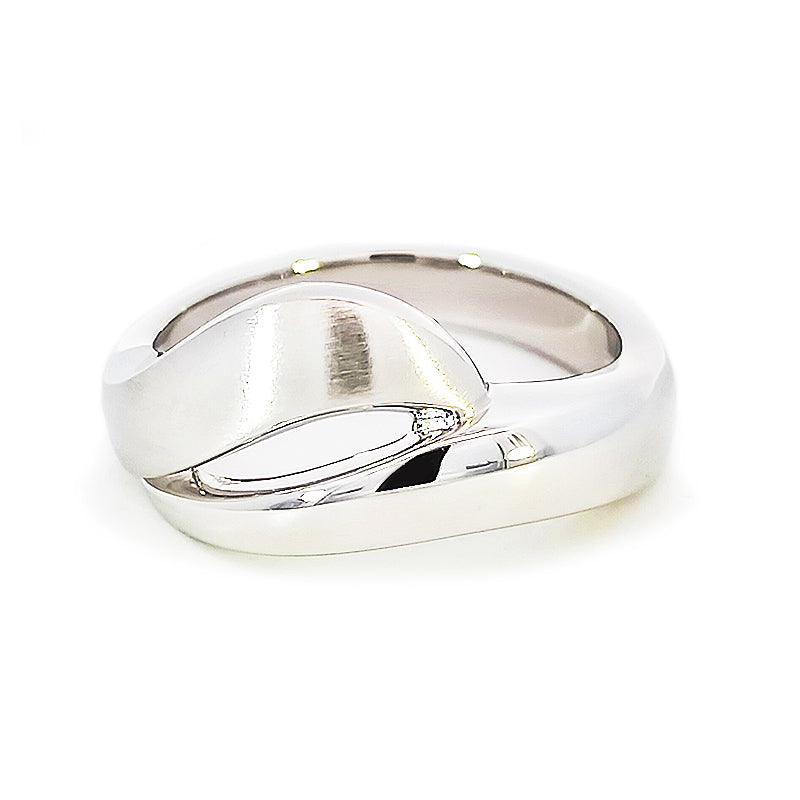 Sterling Silver Brushed Finish Ring