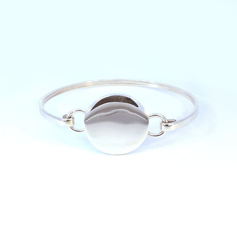 Sterling Silver Engravable Baby Bangle