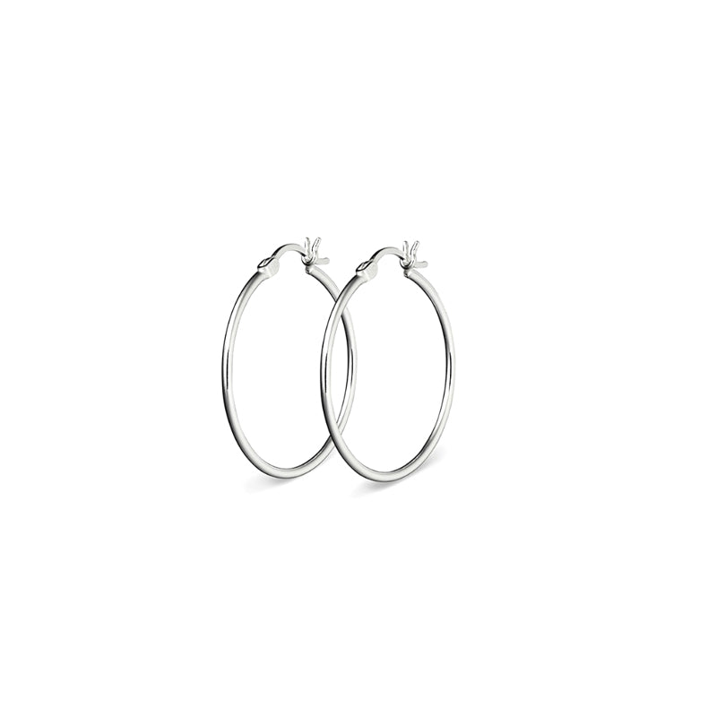 Sterling Silver Hoops 10mm