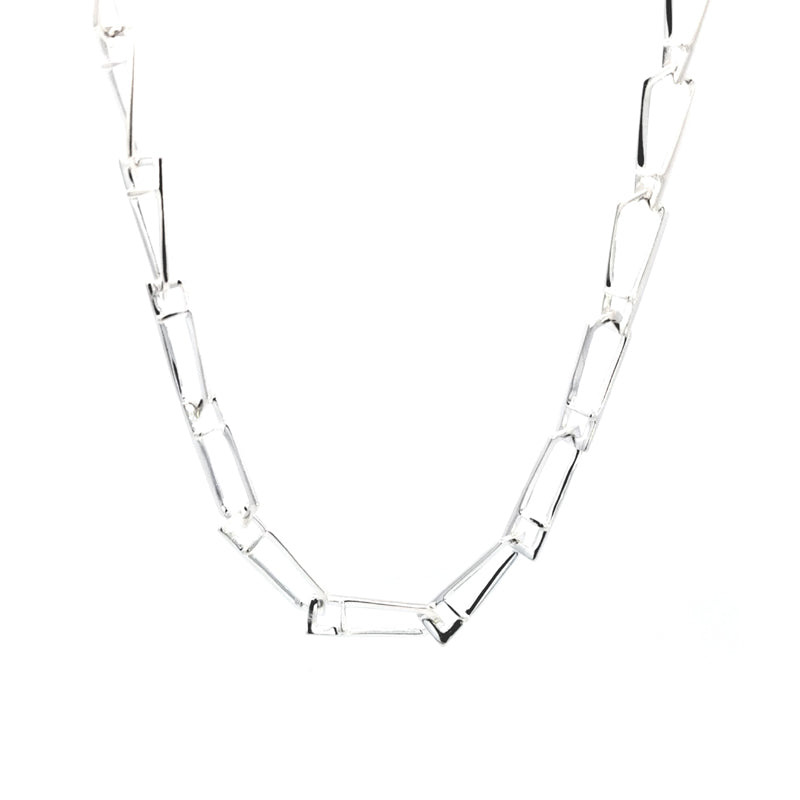 Sterling Silver TRIBUTE COLLIER SLIM spazzolato/lucido