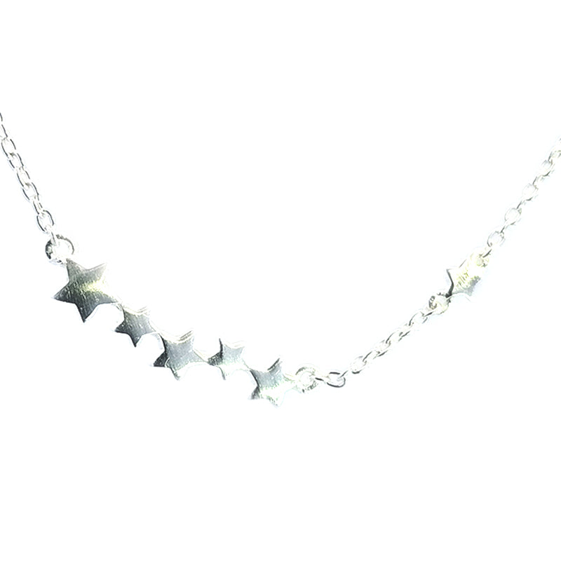 Sterling Silver Stars Necklace