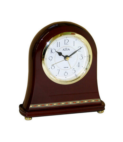 Wooden Mantle Clock with Alarm