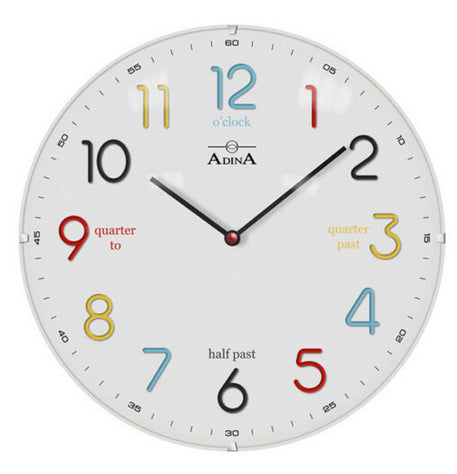 TIME TEACHER wall clock