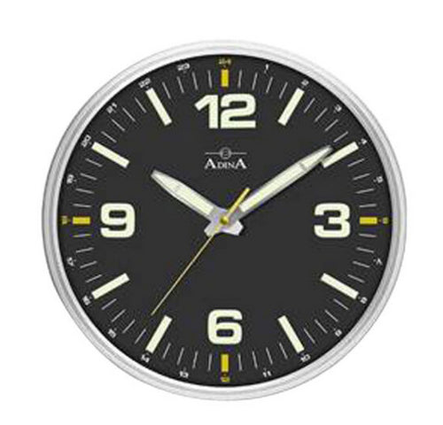 Adina Silver Wall Clock