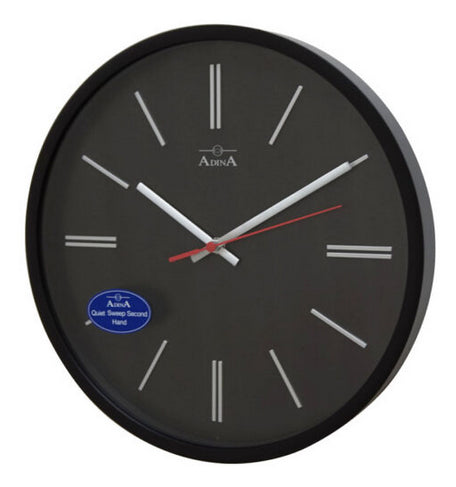 Adina Wall Clock Black Case