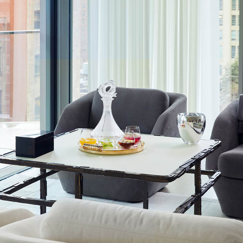 Lalique 2 Poissons Crystal Decanter