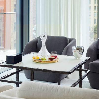 Lalique 2 Poissons Crystal Decanter