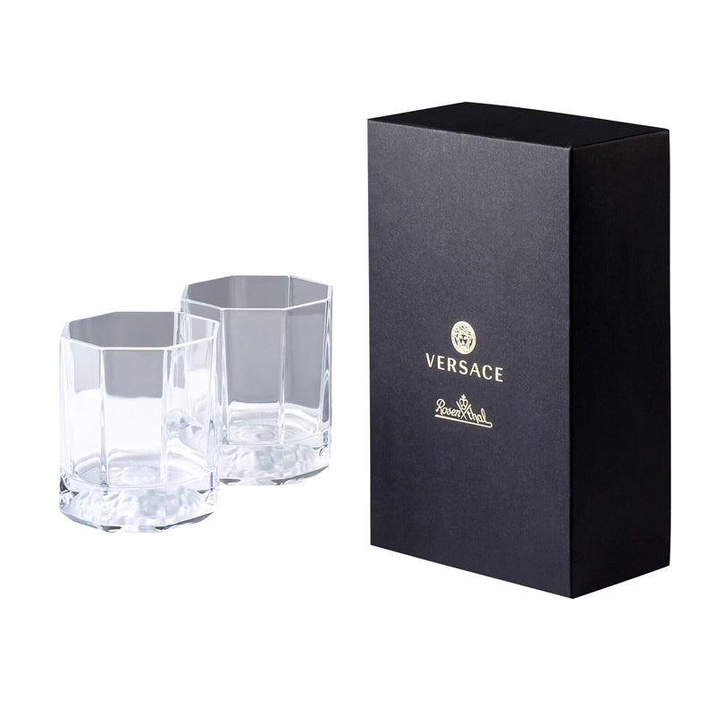 Versace Medusa Lumiere - Verres à whisky - Paire