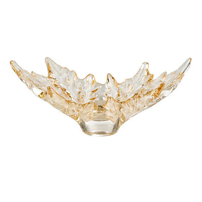 Lalique Champs Elysees Vase Small Gold Luster