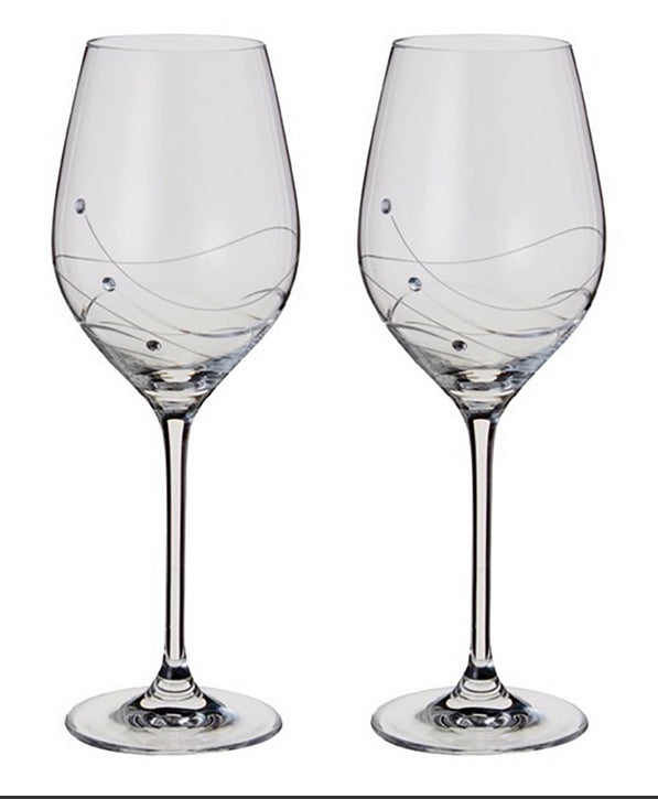 Glitz Wine Glass Pair