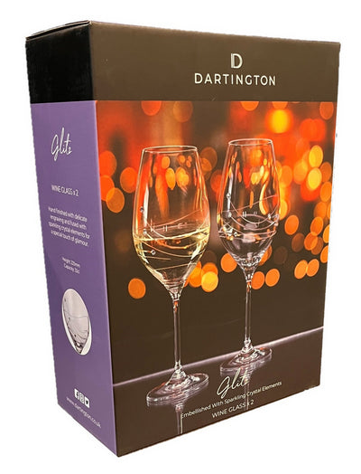 Glitz Wine Glass Pair
