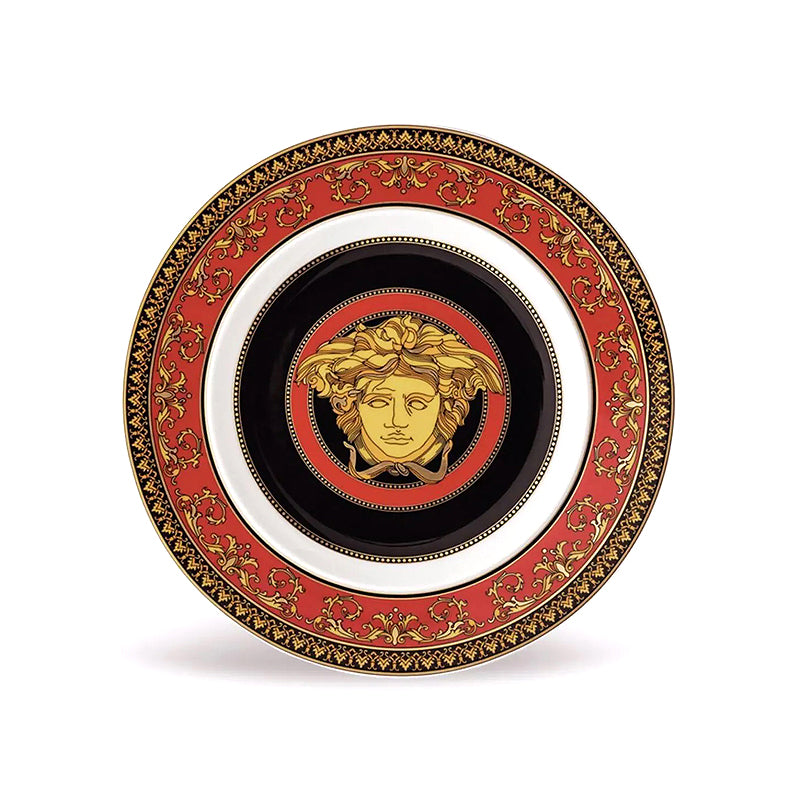 Versace Medusa piatto pane e burro rosso 18 cm