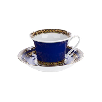 VERSACE meets Rosenthal Medusa Blue Tea cup & Saucer
