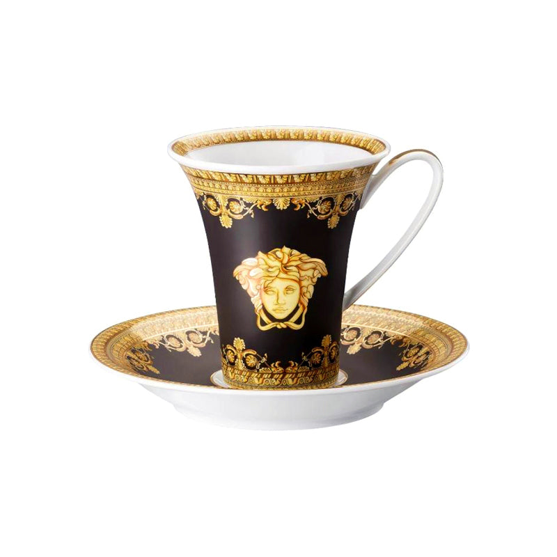 VERSACE meets Rosenthal – I love Baroque Nero Tall Coffee Cup & Saucer