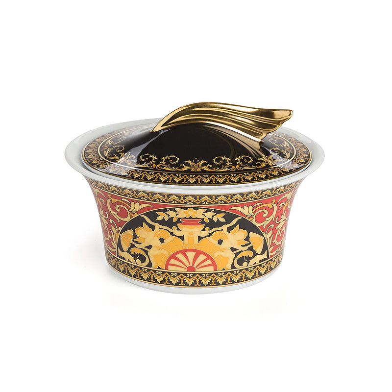 Versace Medusa Red Sugar Bowl