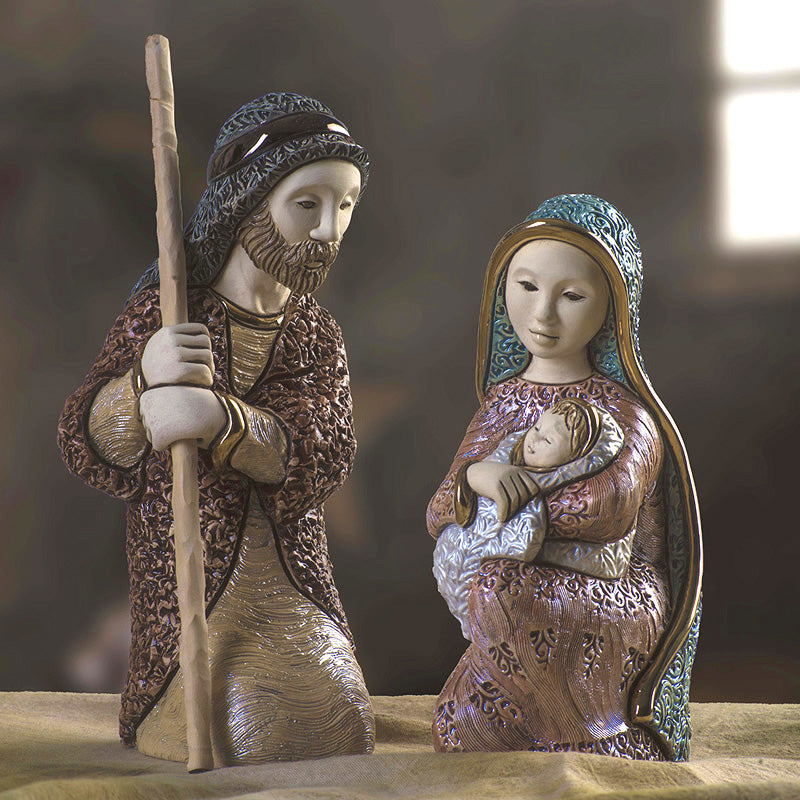 De Rosa Holy Night Mary & Joseph Figurines (Set of 2)