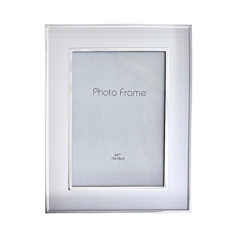 Helmer 5in x 7in Frosted Aluminium Photo Frame