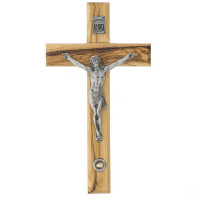 Bethlehem Olive Wood & Stone Crucifix