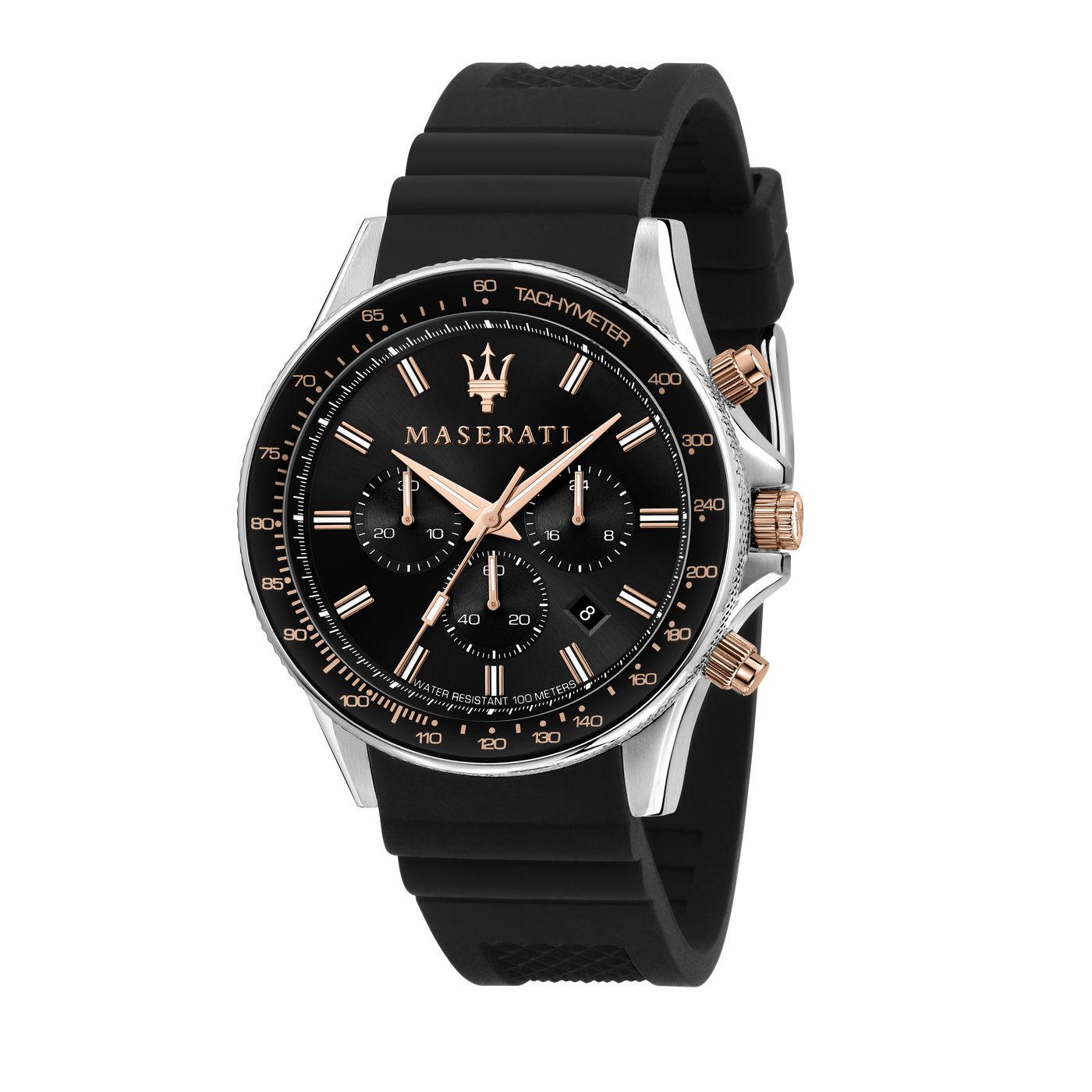 Maserati Sfida Black Dial 44mm Watch