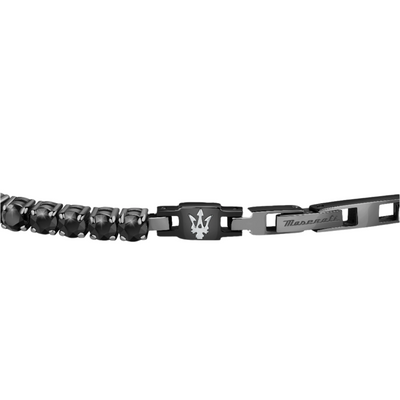 Maserati Black Cubic Zirconia 22cm Bracelet