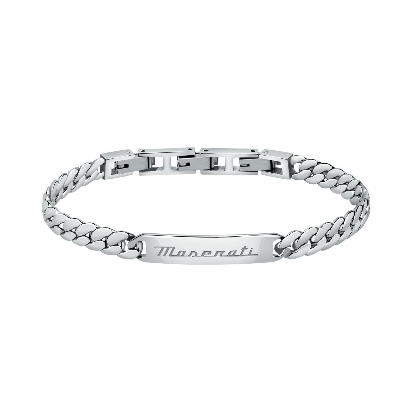 Maserati Silver 22cm Bracelet