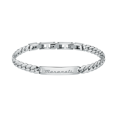 Maserati Silver 22cm Bracelet