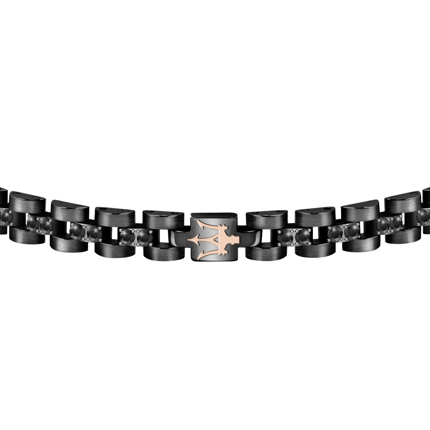 Maserati Crystals Black and Gold Bracelet