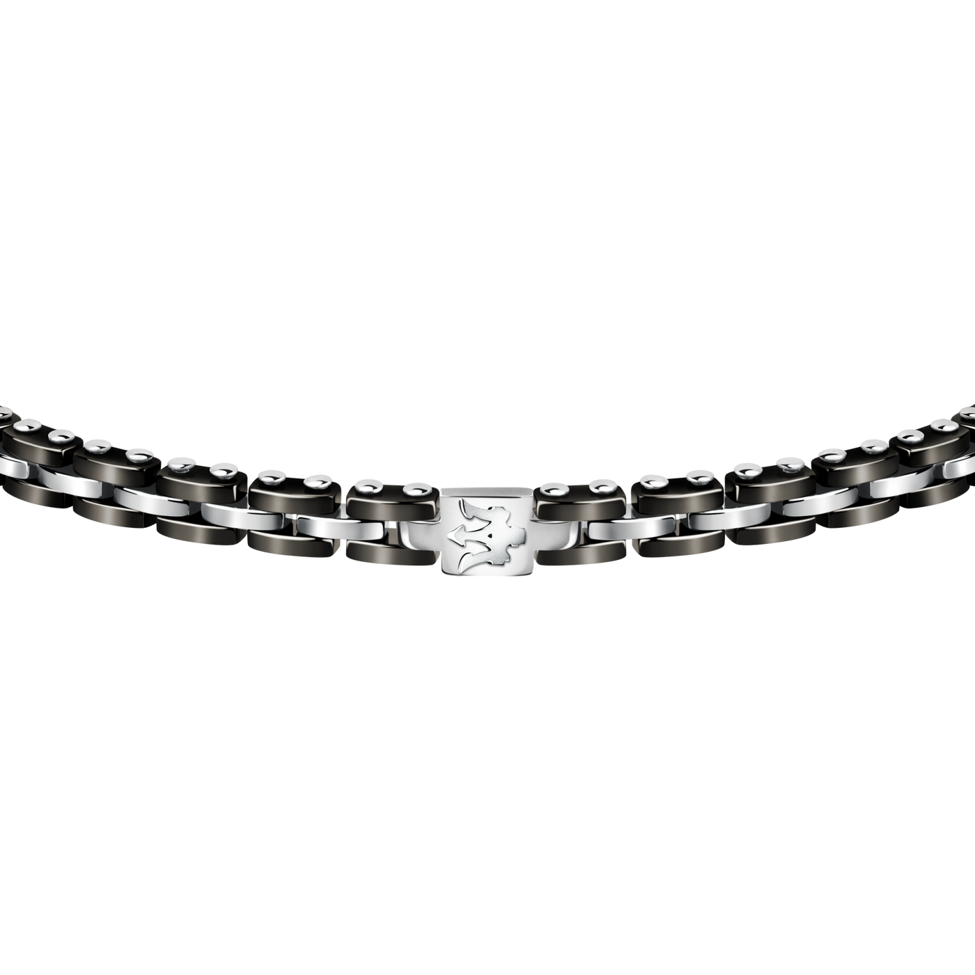 Maserati Ceramic Black and Silver Bracelet