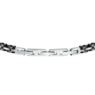 Maserati Ceramic Black and Silver Bracelet