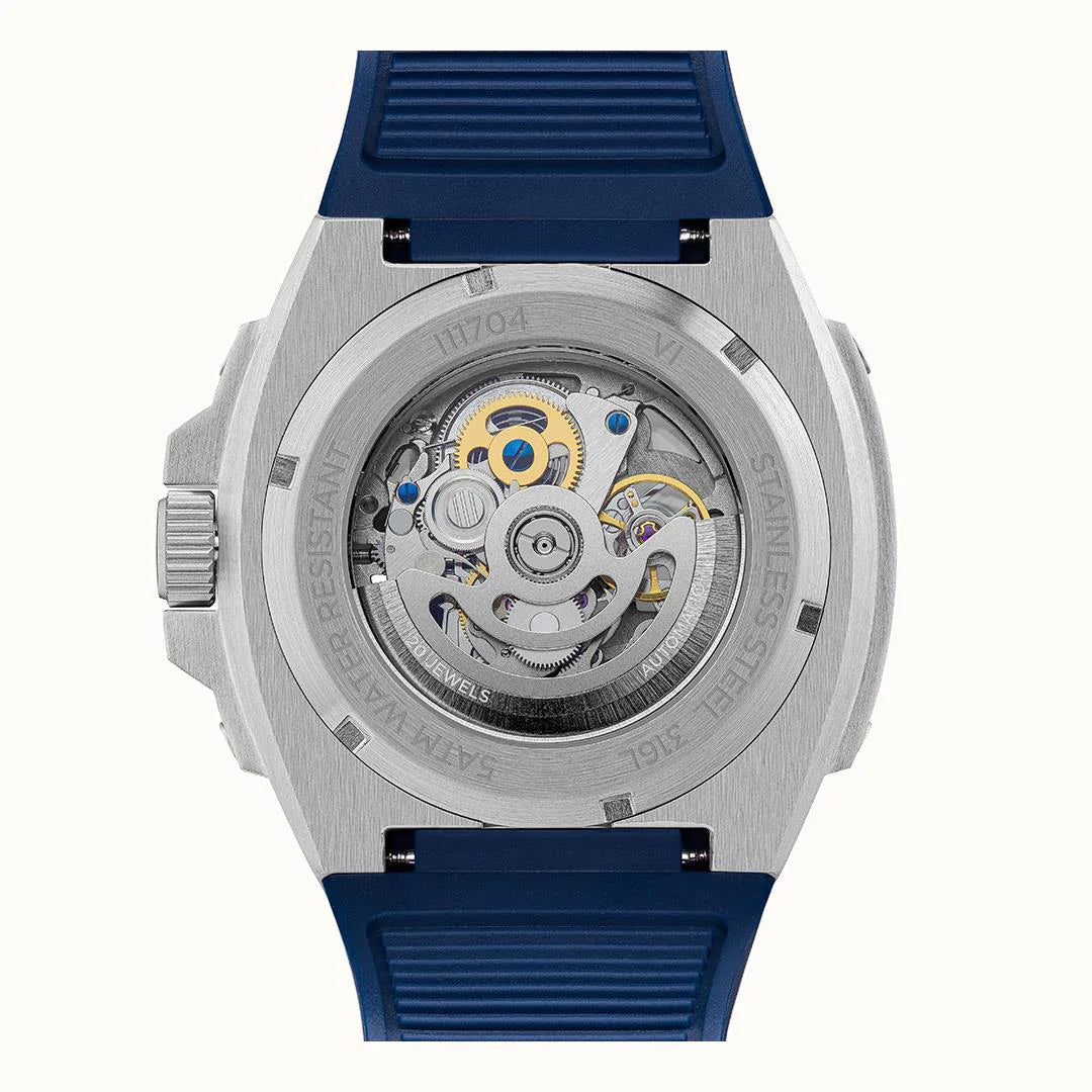 Montre Ingersoll The Motion Automatique Argent Bleu