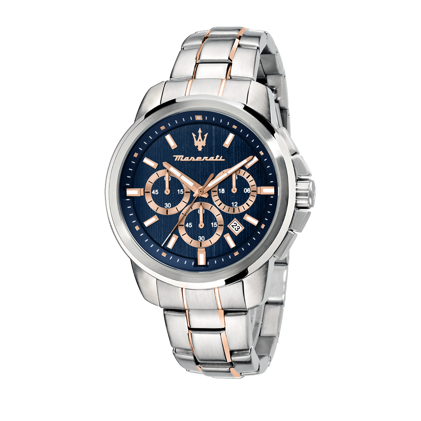 Maserati Successo Blue Dial 44mm Chronograph