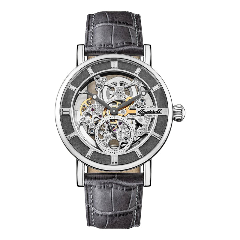 IngersollThe Herald Orologio scheletrato in argento