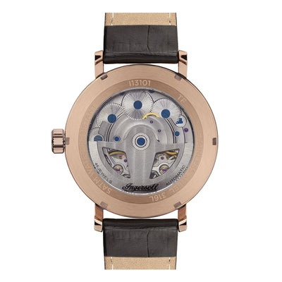 Ingersoll The Tennessee Automatic Rose Gold Watch with Black Strap