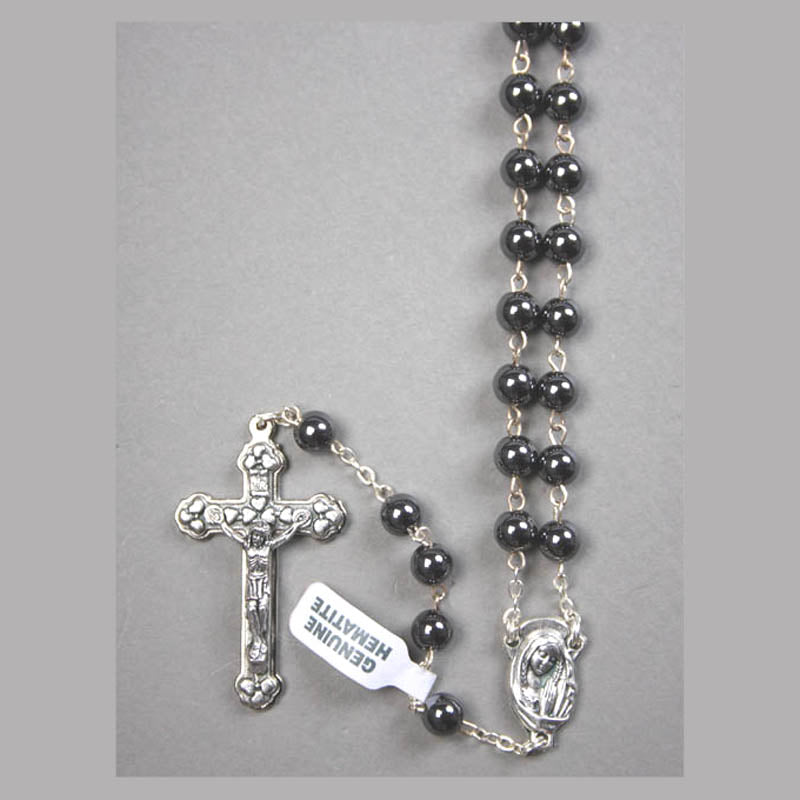 Precious Stone Rosary - Hematite