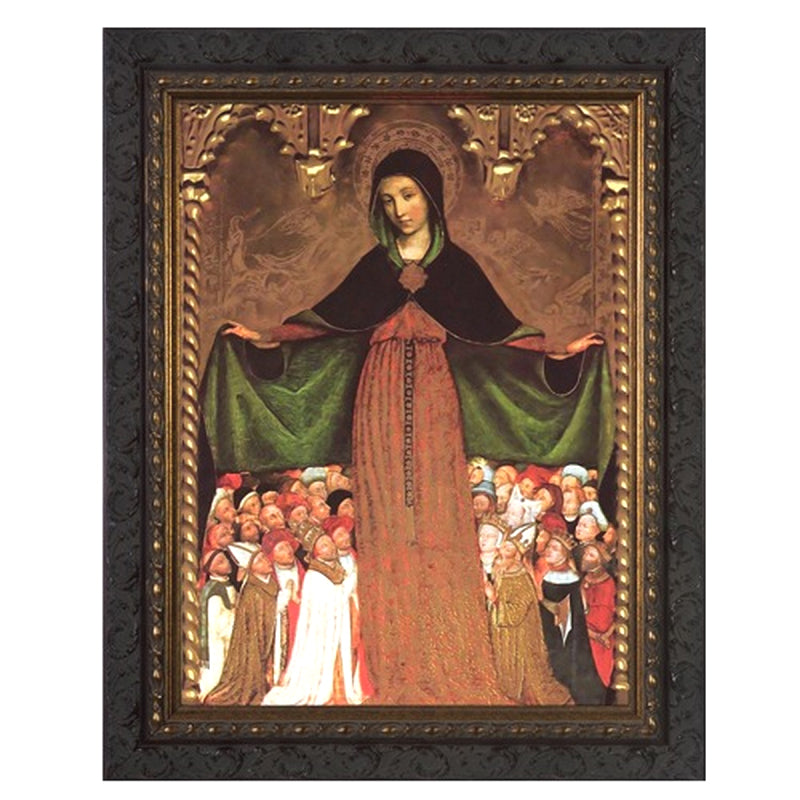 "Mary Mother of Mercy"Gold Framed Art